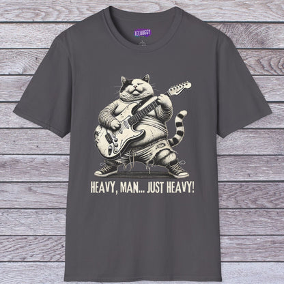 Cat Guitar Unisex T-Shirt - Heavy, Man... Just Heavy!