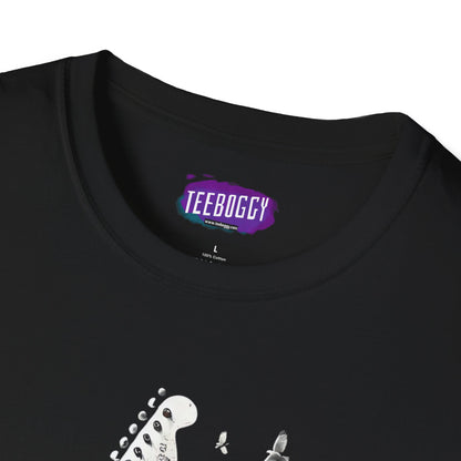 Rock Guitar Birds T-Shirt