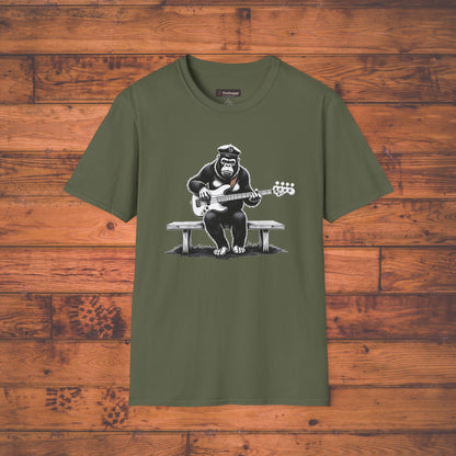 Gorilla Bass Player T-Shirt