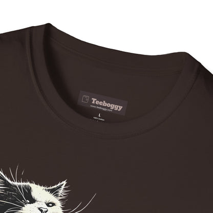 My Cat Rocks T-Shirt — Cat Playing Guitar Tee for Music Lovers