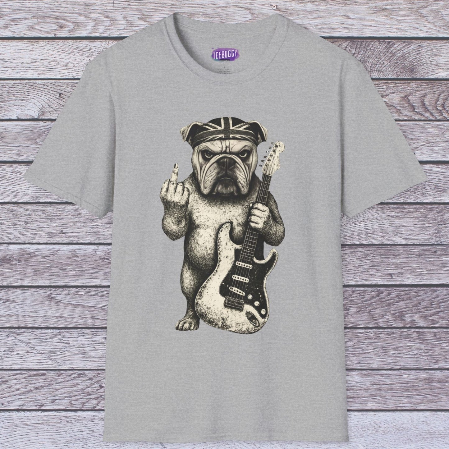 Bulldog Guitar T-Shirt