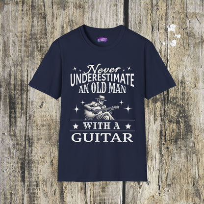 Old Man Guitarist T-Shirt