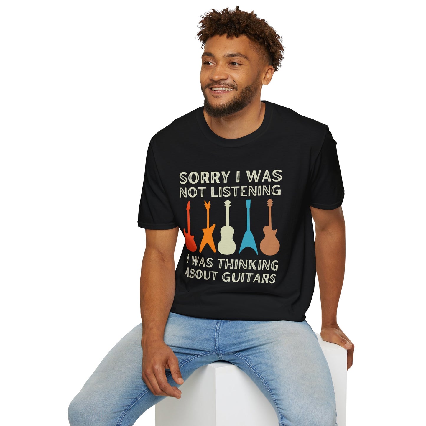 Guitar Types Unisex T-Shirt - Funny Guitarist Shirt