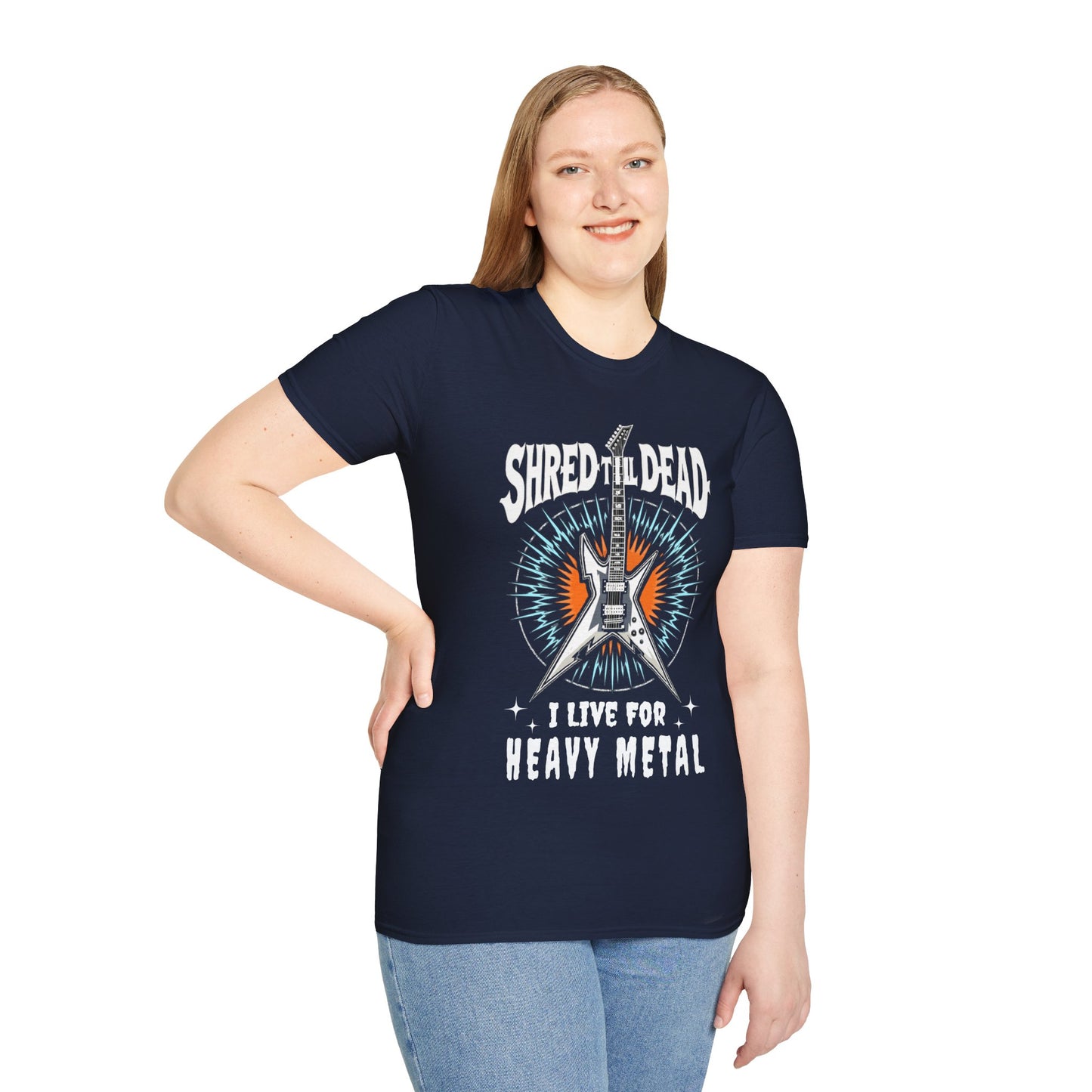 Electric Guitar Shred Till Dead, Unisex T-Shirt