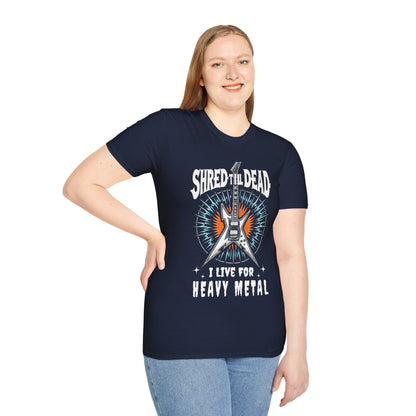 Electric Guitar Shred Till Dead, Unisex T-Shirt