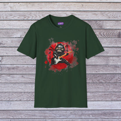 Ninja Cat Guitarist Tee