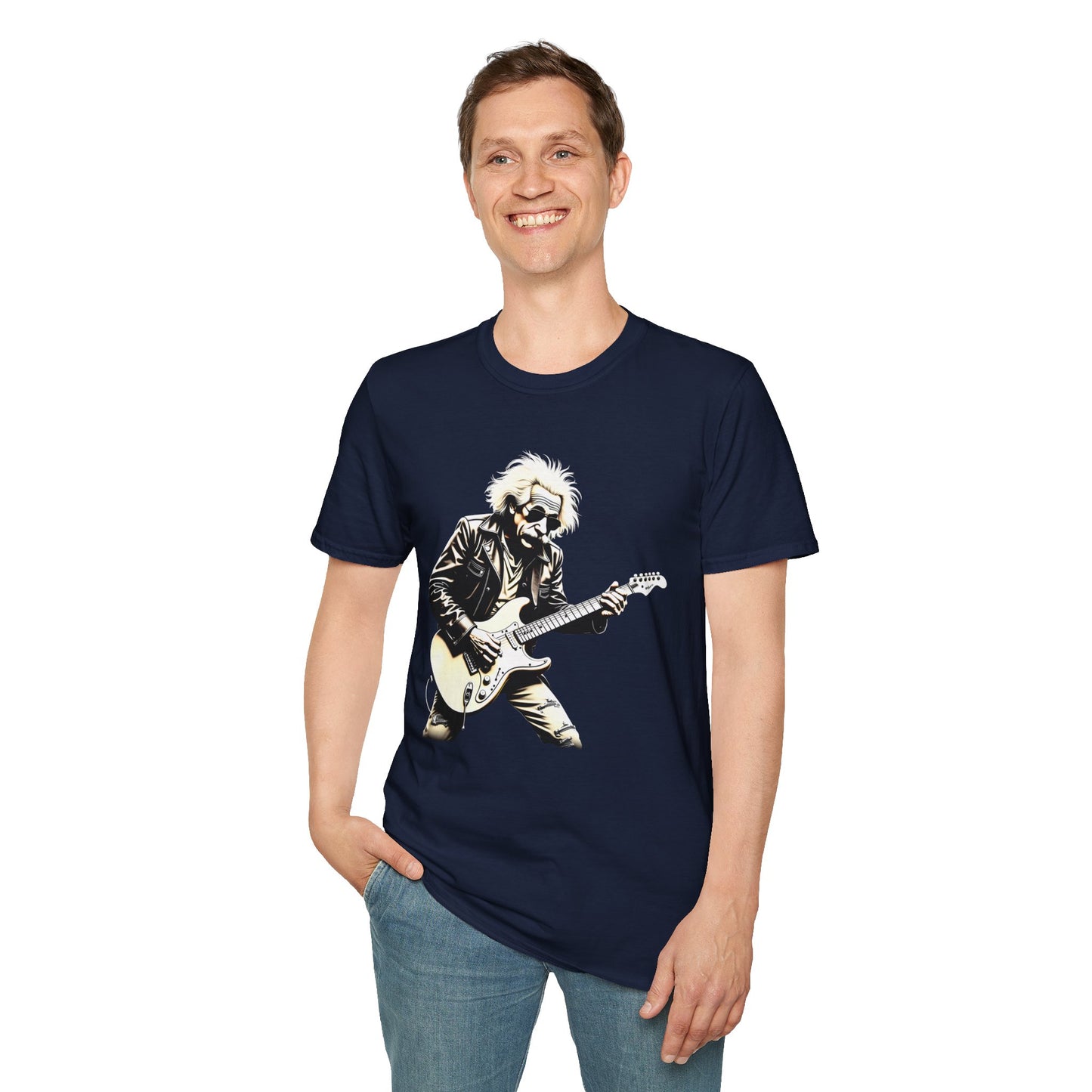 Einstein Rocker T-Shirt — Rock Guitar Genius Graphic Tee