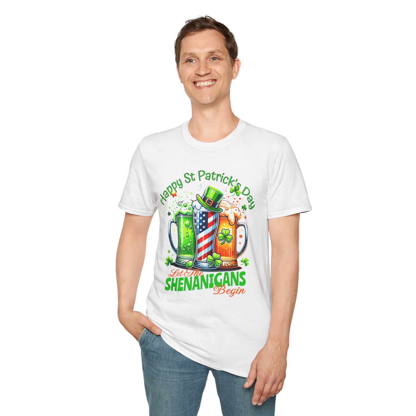 St Patrick's Day T-Shirt - Patriotic Irish American Shenanigans
