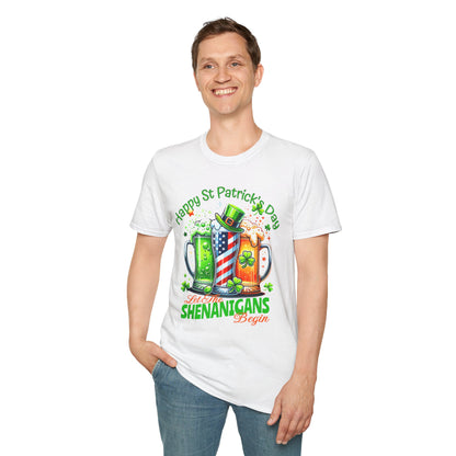 St Patrick's Day T-Shirt - Patriotic Irish American Shenanigans