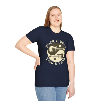 Yin Yang Guitar T-Shirt — Spiritual Balance & Harmony Music Tee