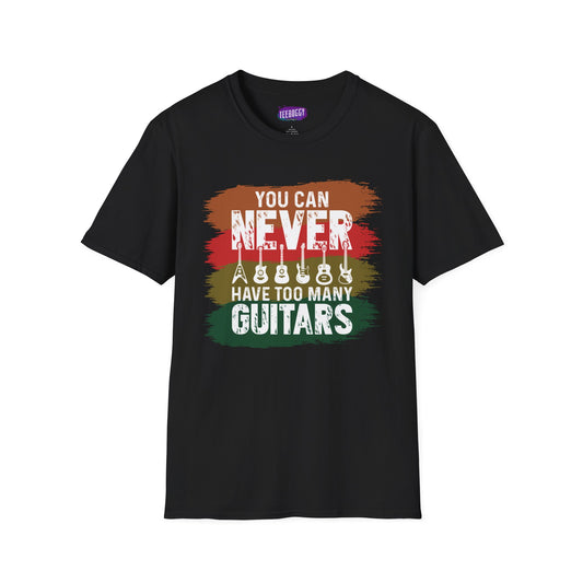 Guitar Statement T-Shirt - Grunge Colorful Slogan