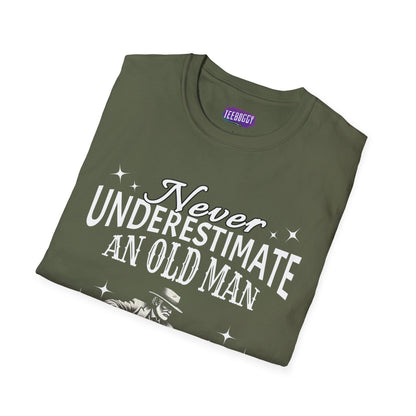 Old Man Guitarist T-Shirt