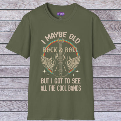 Rock Guitar Wings Unisex T-Shirt for Veteran Rockers