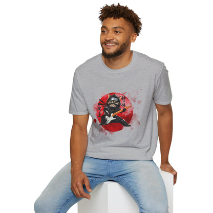 Ninja Cat Guitarist Tee