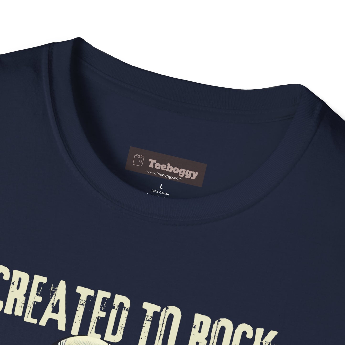 Crafted To Rock, With Bolt-on Neck, Frankenstein With Guitar, T-Shirt.
