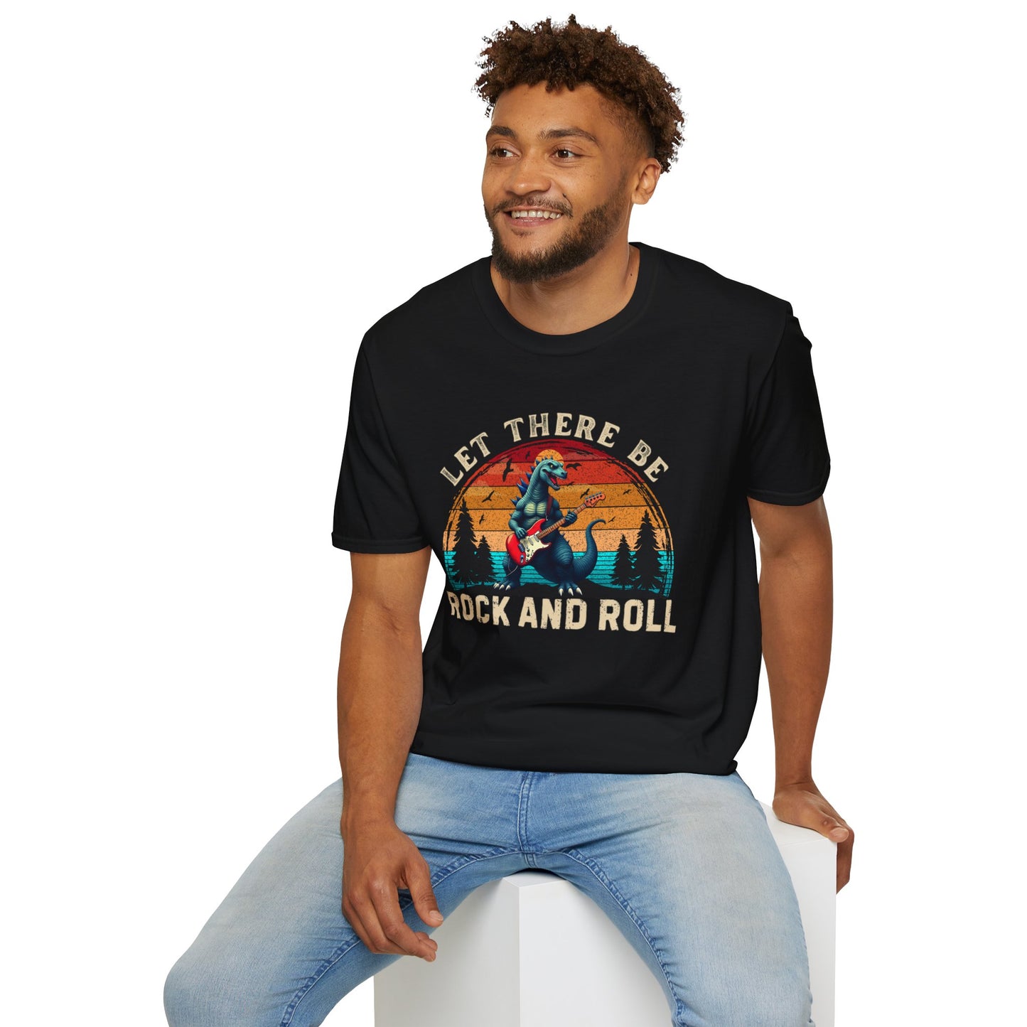 Godzilla Rock Guitar Unisex T-Shirt