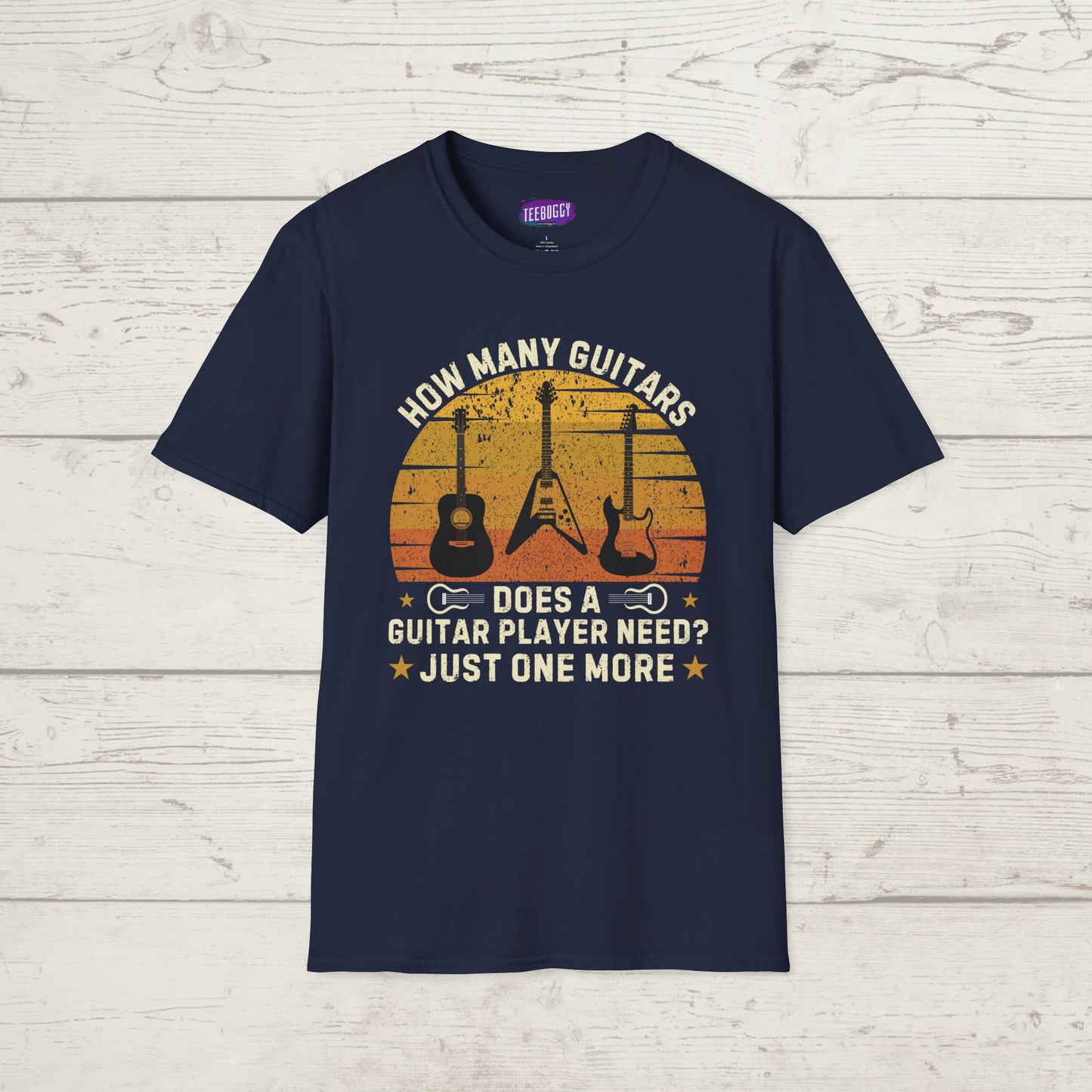Guitarist Statement T-Shirt - Just One More Guitar