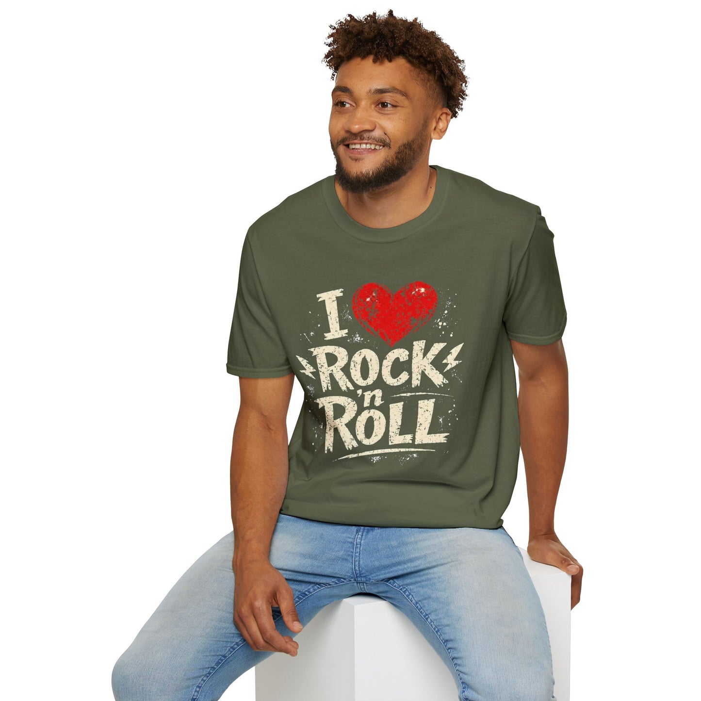 I Love Rock n Roll T-Shirt — Design for Music Lovers