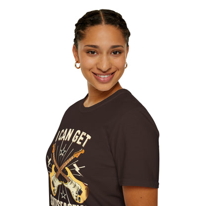 I Can Get Satisfaction T-Shirt — Stratocaster Guitar Rock Tee