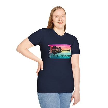 Love Nature Guitar T-Shirt