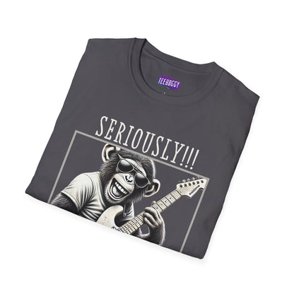 Funny Guitar Chimpanzee Tee
