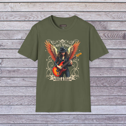 Free Spirit, Rock & Roll, T-Shirt