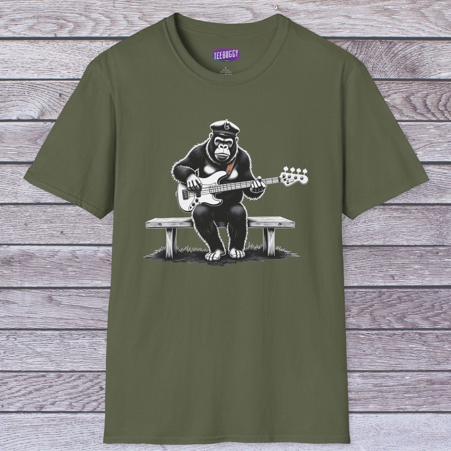 Gorilla Bass Guitar T-Shirt