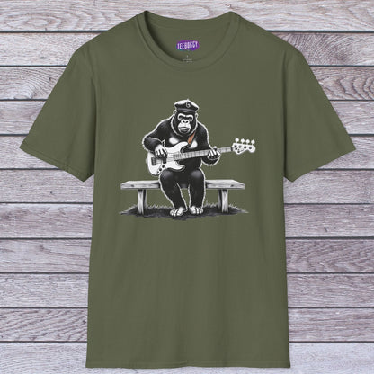 Gorilla Bass Guitar T-Shirt