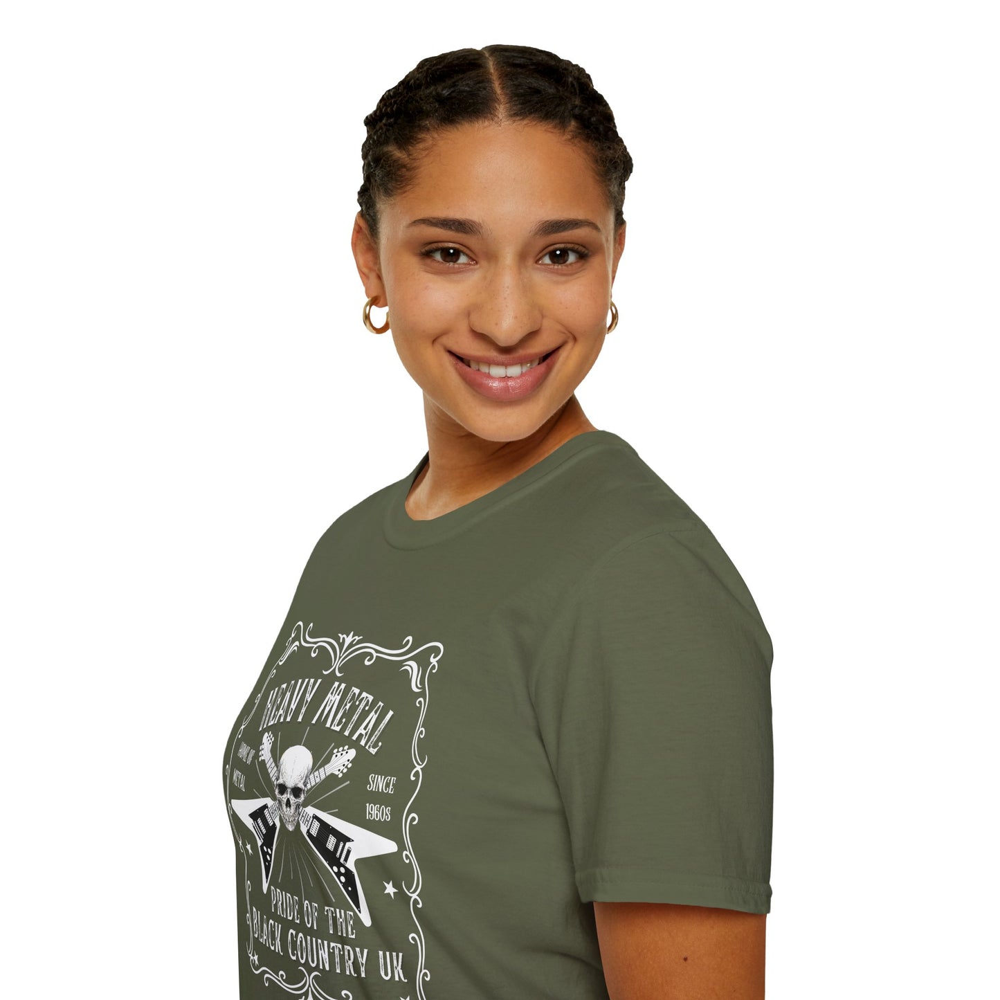 Black Country, Whisky Label Style Heavy Metal T-Shirt