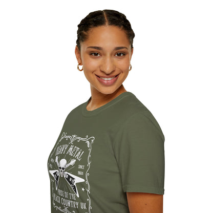 Black Country, Whisky Label Style Heavy Metal T-Shirt