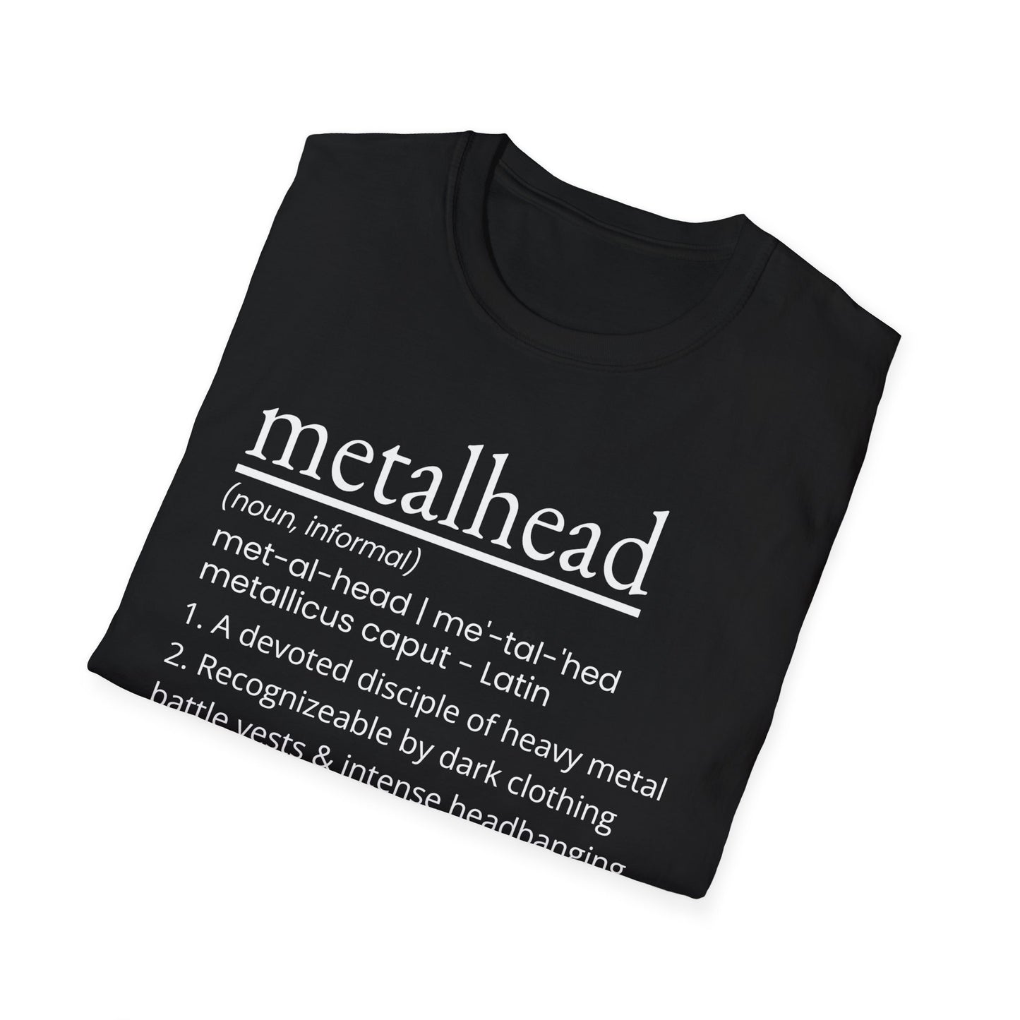 Metalhead Dictionary Definition T Shirt