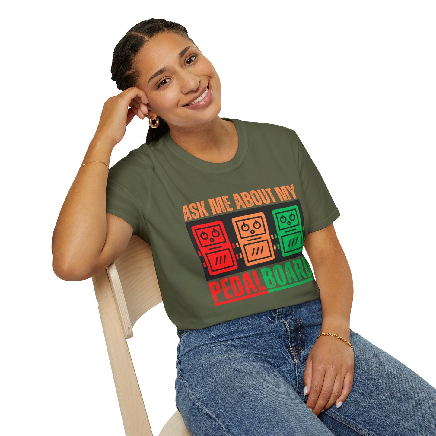 Ask Me About My Pedal Board - Guitar Pedalboard T-Shirt