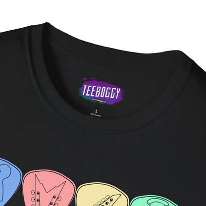 Guitar Plectrum T-Shirt - Choose Your Weapon