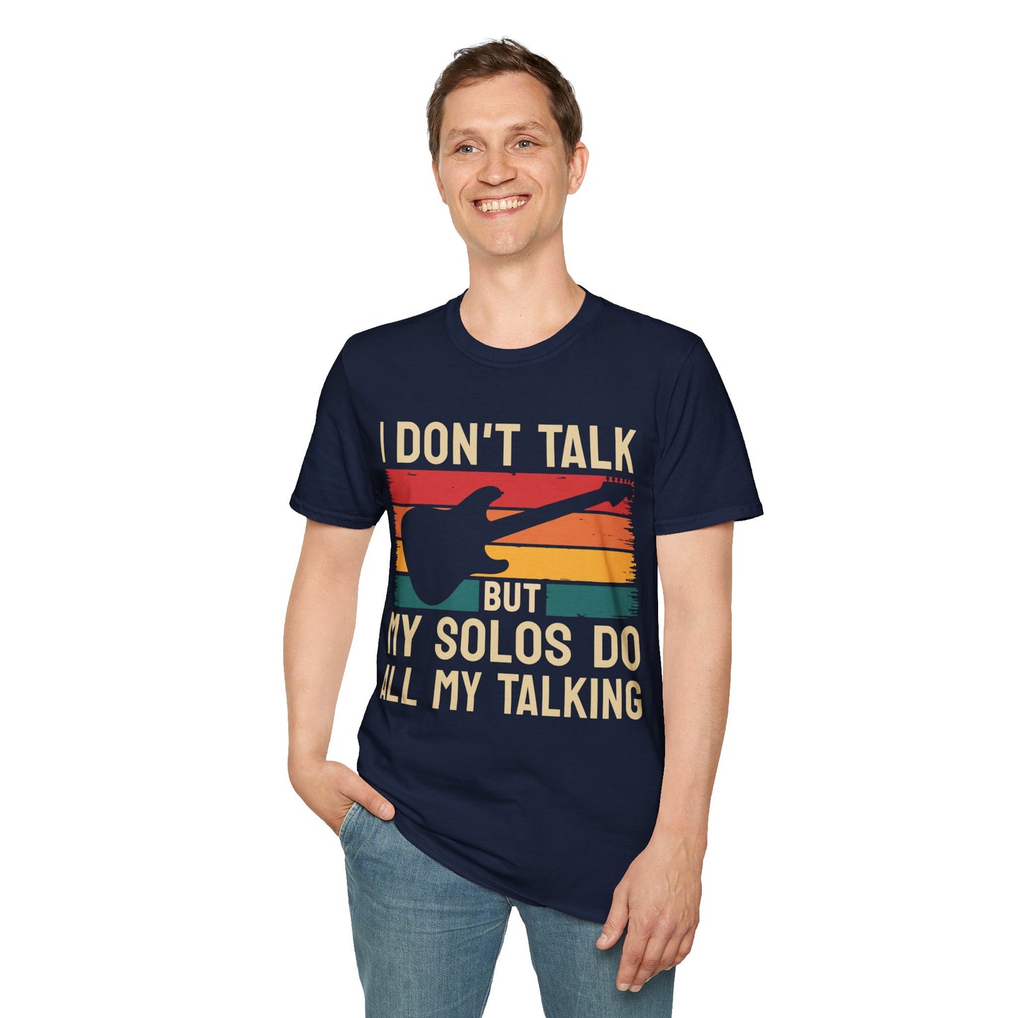 Guitar Solos Do My Talking, Softstyle T-Shirt