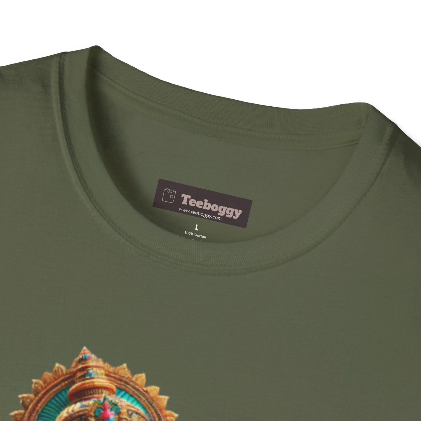 Ganesh Playing Electric Guitar T-Shirt — Woodstock Vibes Spiritual Rock Tee