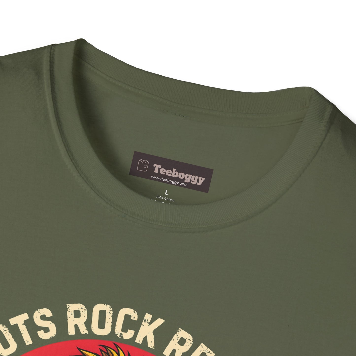 Roots Rock Reggae Lion Guitar T-Shirt — One Love Music Tee