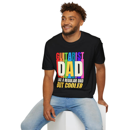 Guitar Dad T-Shirt — "Guitar Dad, Like A Regular Dad But Cooler"
