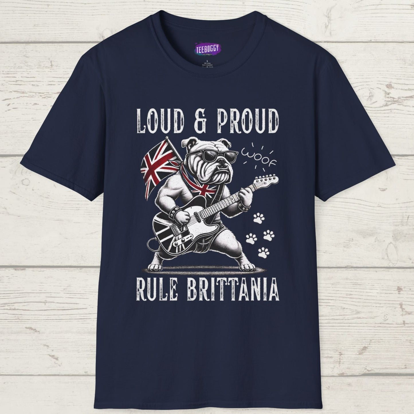 British Bulldog Guitar T-Shirt