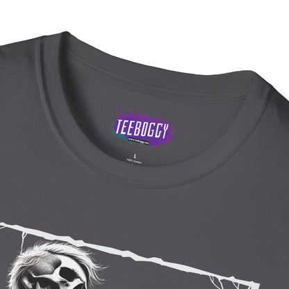 Guitar Metal T-Shirt - Skeleton Rocking Out