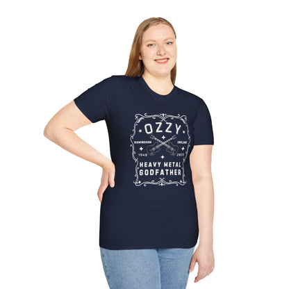 Memorial Whisky-Label T-Shirt — Tribute to the Heavy Metal Godfather (Birth Town • Years)