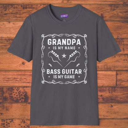 Bass Guitar Grandpa Unisex T-Shirt