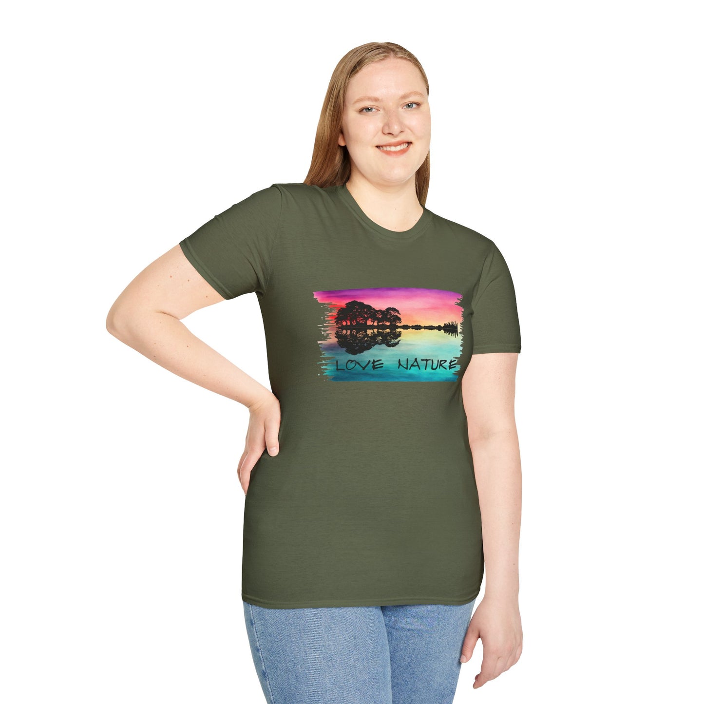 Love Nature Guitar T-Shirt