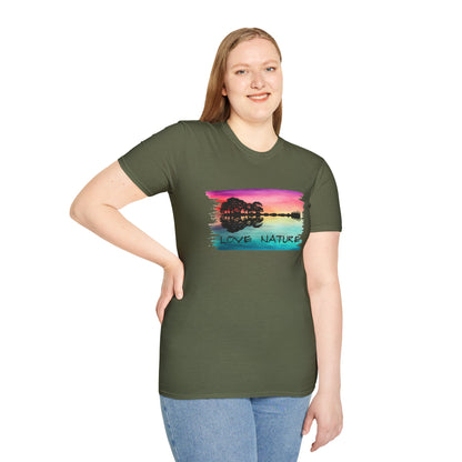 Love Nature Guitar T-Shirt