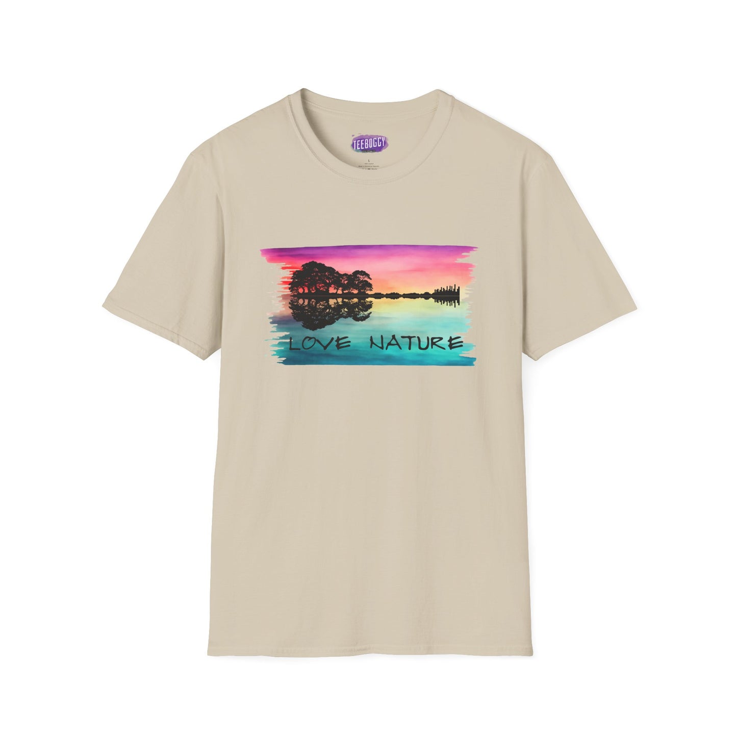 Love Nature Guitar T-Shirt