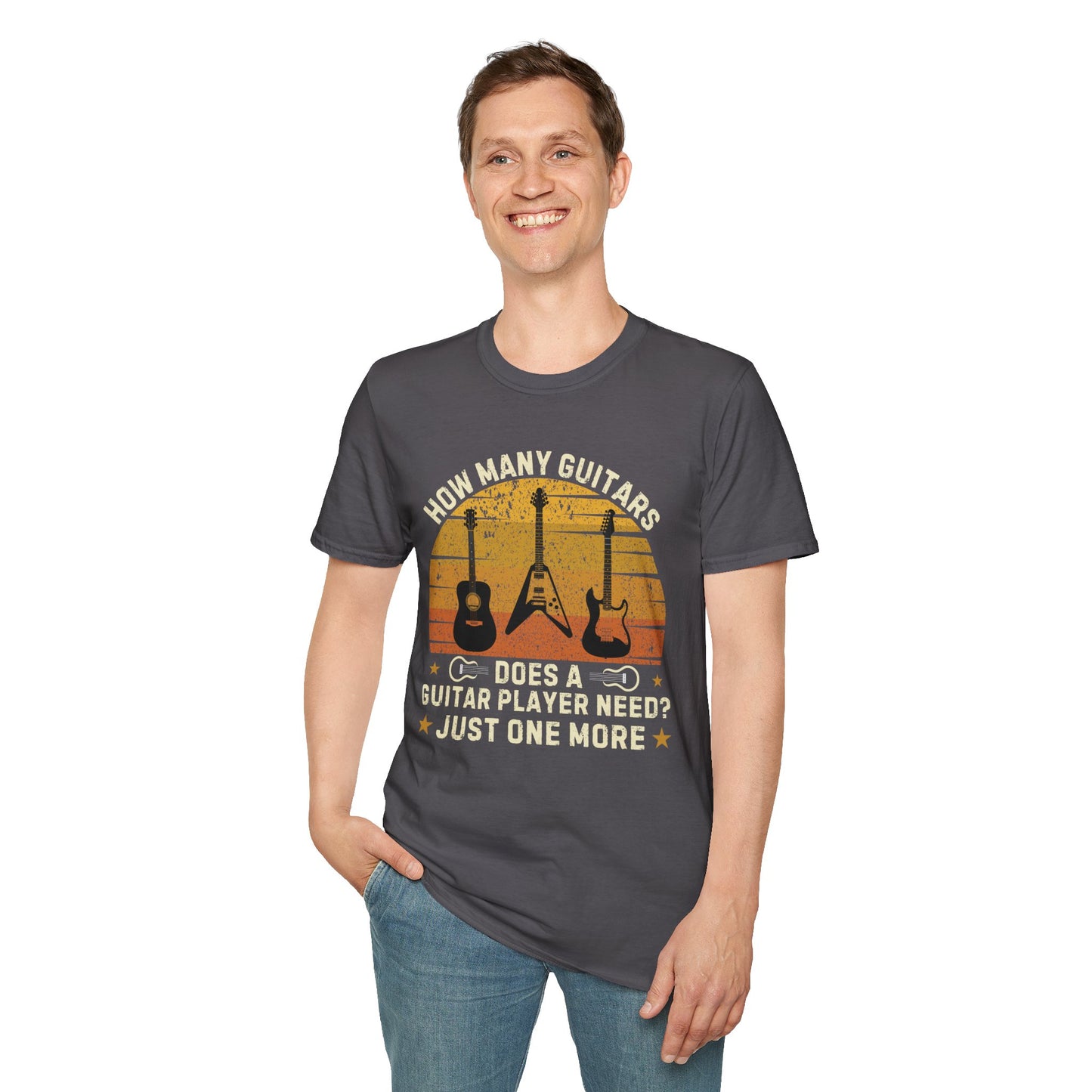 Guitarist Statement T-Shirt - Just One More Guitar