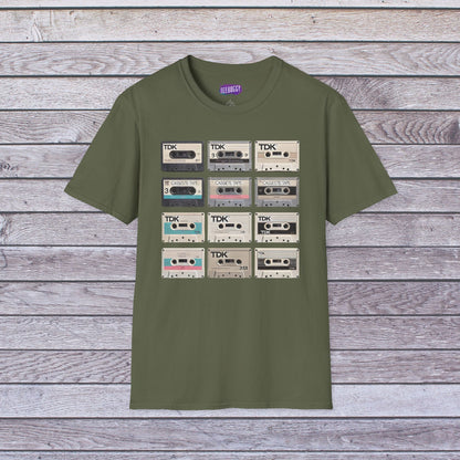 Cassette Tape T-Shirt - Retro Music Lover Nostalgia