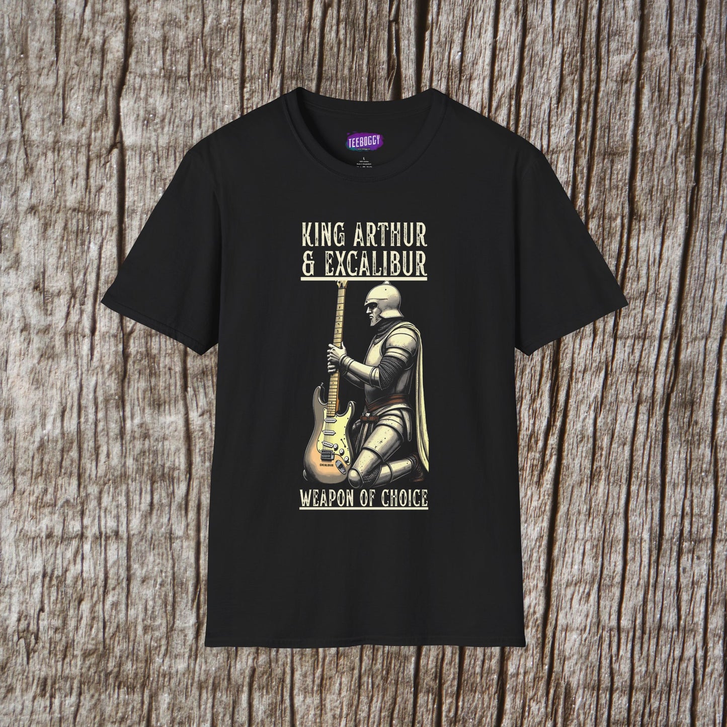 King Arthur Guitar T-Shirt