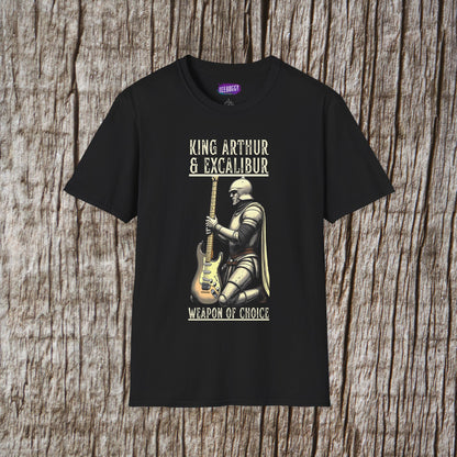 King Arthur Guitar T-Shirt