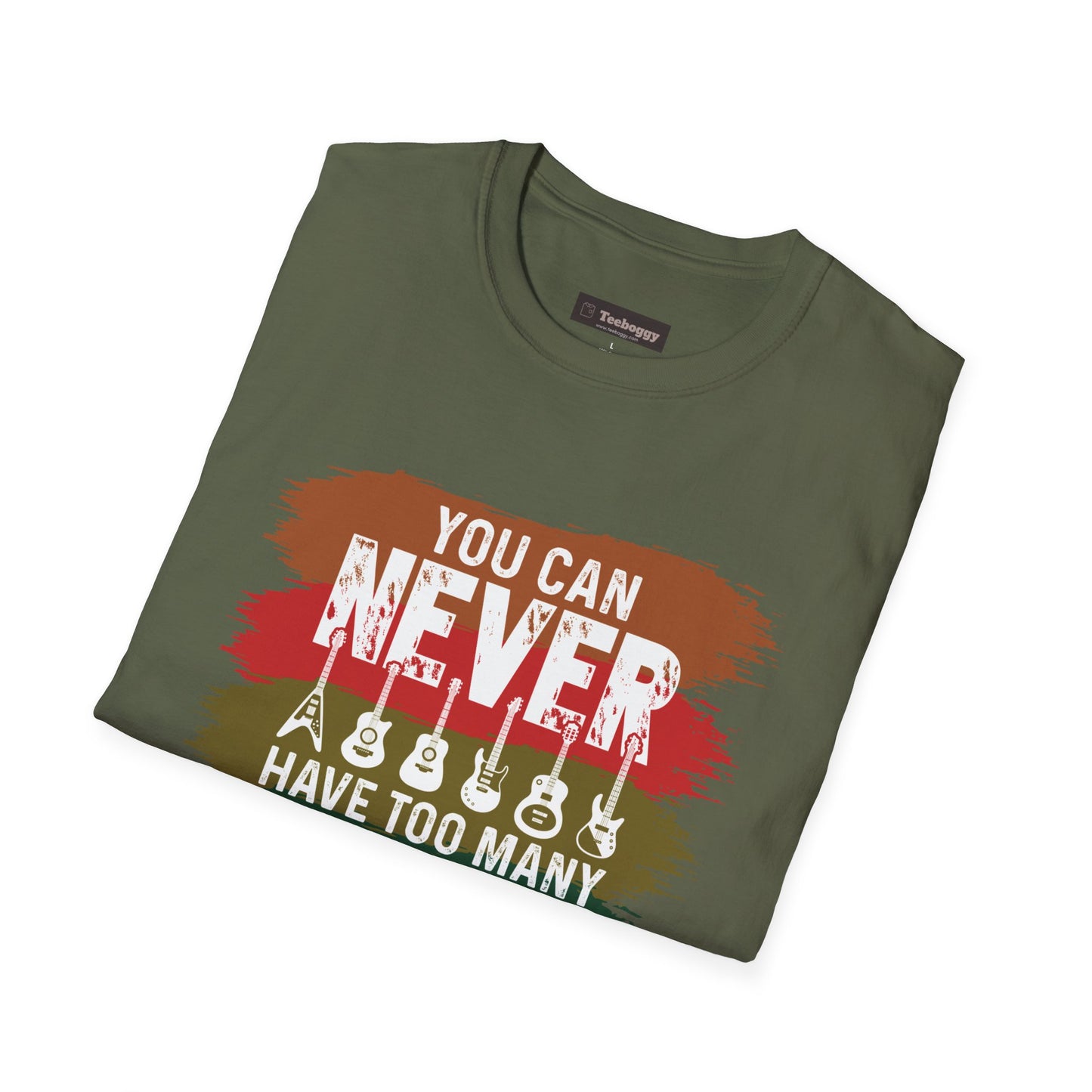 "You Can Never Have Too Many Guitars" T-Shirt