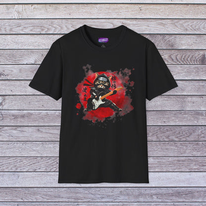 Ninja Cat Guitarist Tee